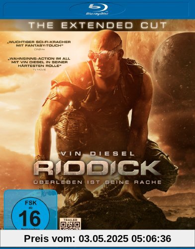 Riddick - Überleben ist seine Rache - Extended Cut [Blu-ray] von Twohy, David N.