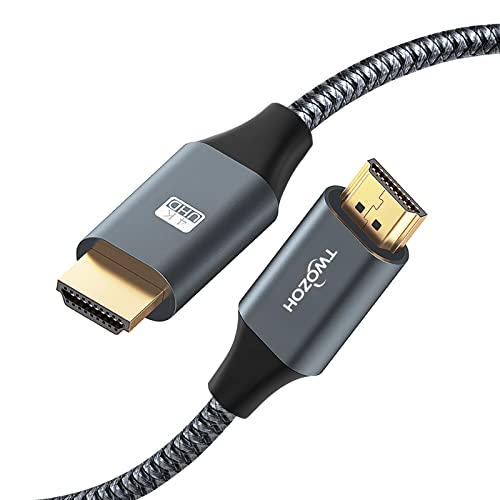 Twozoh 4K HDMI Kabel 0,3M, HighSpeed 18Gbps HDMI auf HDMI Kabel, geflochtenes 2.0 HDMI Kabel Kompatibel mit PS5, PS3, PS4, PC, Projektor, HDTV, Xbox von Twozoh