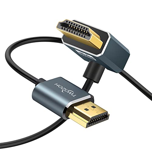 Twozoh Flexibles HDMI auf HDMI Kabel Gewinkelt 270 Grad Winkelstecker 2M, Ultra Schlankes und Dünnes HDMI Kabel unterstützt 3D/4K 60Hz Twozoh Flexibles HDMI auf HDMI Kabel Gewinkelt 270 Grad Winkelstecker 2M, Ultra Schlankes und Dünnes HDMI Kabel unterstützt 3D/4K 60Hz von Twozoh