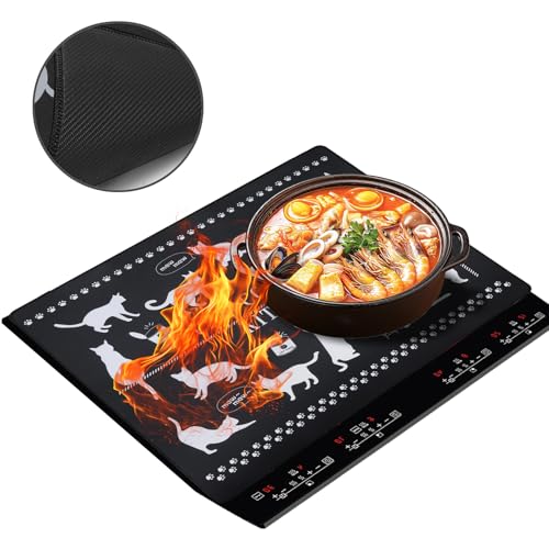 Txmyxgs Induktionsschutzmatte 61.5 * 53cm,Induktionskochfeld Abdeckung,Herdabdeckplatte,Herdabdeckung Induktionsfeld,Wiederverwendbar Multifunktionale Silikonmatte für Ceran- und Induktionsherde Txmyxgs Induktionsschutzmatte 61.5 * 53cm,Induktionskochfeld Abdeckung,Herdabdeckplatte,Herdabdeckung Induktionsfeld,Wiederverwendbar Multifunktionale Silikonmatte für Ceran- und Induktionsherde von Txmyxgs