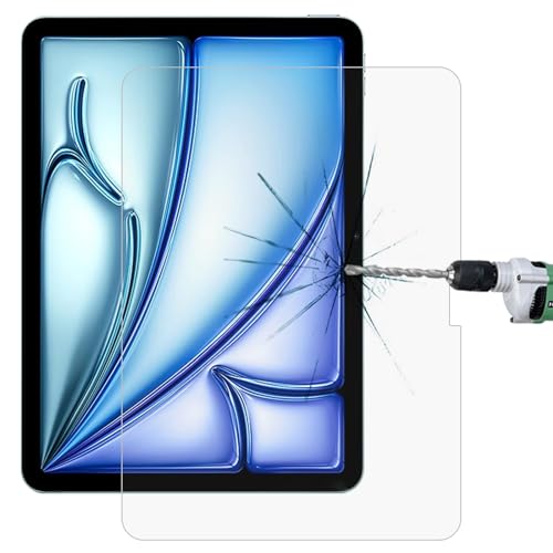 Tyasoleil 2 x Displayschutzfolie aus gehärtetem Glas für Apple iPad Air 11 bis 13 Zoll (27,9 - 33,9 cm), blasenfrei und kratzfest. (2 Stück 11 Zoll) von Tyasoleil