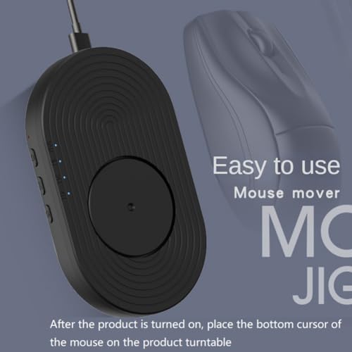Tyatocepy 1Set Mouse Mover Nicht Nachweisbare Maus Jiggler Auto Movement Anti-Sleep Mouse Fit für Computer Awakening Blue von Tyatocepy