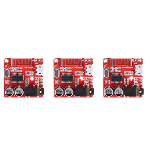 Tyatocepy 3X MP3 Bluetooth Decoder Board Verlust Freier Auto Lautsprecher Audio Verstärker Modifiziertes Bluetooth 4.1 Circuit Stereo Empfänger Modul von Tyatocepy