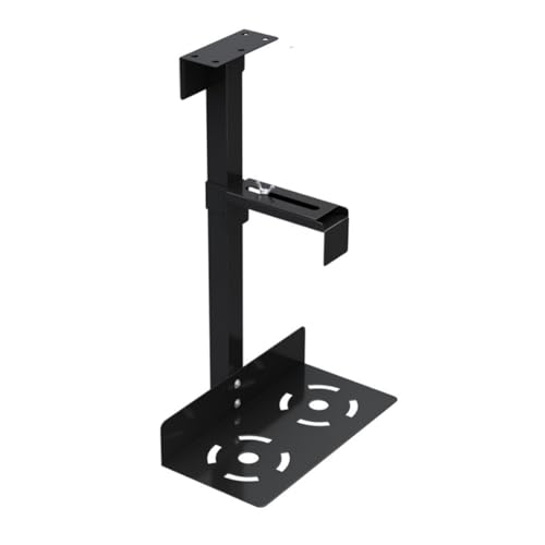Tyatocepy Universelle Computer-Chassis-Halterung, Hängende Host-Halterung, Verstellbares Untertischregal, Einfache Installation, Einfach zu Bedienen von Tyatocepy