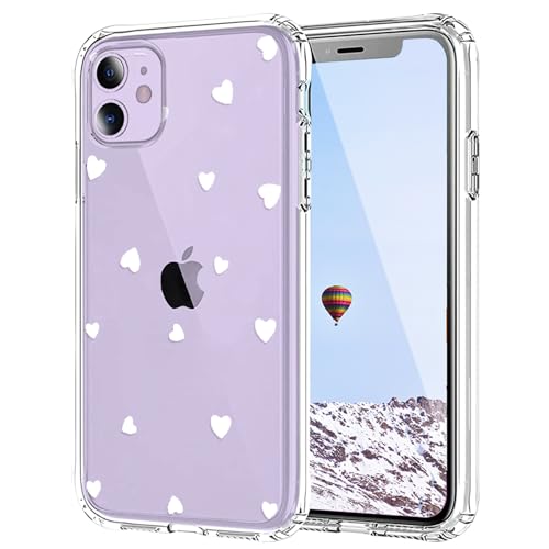 Tybiky Handyhülle für iPhone 12 Hülle Kreative Äpfel Muster Schutzhülle Luftkissen Case Kratzfest TPU Stoßfest Silikon mit Airbag Bumper Cover für iPhone 12,Weiße-Herzen Tybiky Handyhülle für iPhone 12 Hülle Kreative Äpfel Muster Schutzhülle Luftkissen Case Kratzfest TPU Stoßfest Silikon mit Airbag Bumper Cover für iPhone 12,Weiße-Herzen von Tybiky