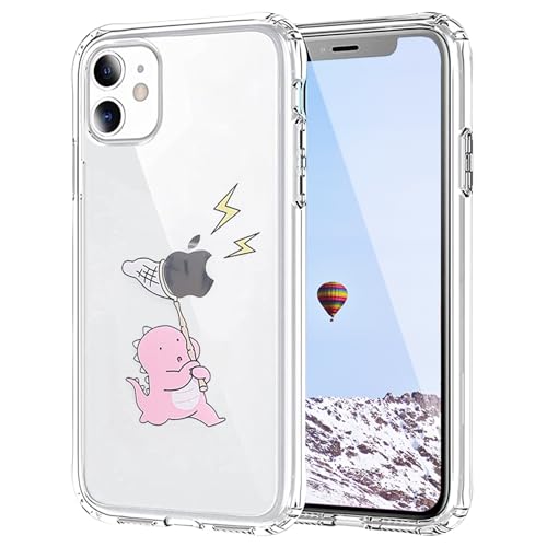 Tybiky Handyhülle für iPhone 14 Hülle Kreative Äpfel Muster Schutzhülle Luftkissen Case Kratzfest TPU Stoßfest Silikon mit Airbag Bumper Cover für iPhone 14,Rosa Dinosaurier-Fangen Tybiky Handyhülle für iPhone 14 Hülle Kreative Äpfel Muster Schutzhülle Luftkissen Case Kratzfest TPU Stoßfest Silikon mit Airbag Bumper Cover für iPhone 14,Rosa Dinosaurier-Fangen von Tybiky