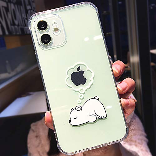 Tybiky Hülle für iPhone 12 Pro Max Hüllen Case Kreatives Muster Luftkissen Schutzhülle Ultra Dünn Silikon Airbag Handyhülle Bumper Chic Bling Kratzfest Cover für Apple iPhone 12 Pro Max, Polarbär Tybiky Hülle für iPhone 12 Pro Max Hüllen Case Kreatives Muster Luftkissen Schutzhülle Ultra Dünn Silikon Airbag Handyhülle Bumper Chic Bling Kratzfest Cover für Apple iPhone 12 Pro Max, Polarbär von Tybiky