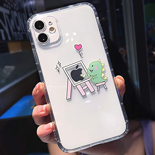 Tybiky Hülle für iPhone Xr Hüllen Case Kreatives Malerei Muster Luftkissen Schutzhülle Ultra Dünn Silikon Airbag Handyhülle Bumper Chic Bling Kratzfest Cover für Apple iPhone Xr, Grüner Dinosaurier Tybiky Hülle für iPhone Xr Hüllen Case Kreatives Malerei Muster Luftkissen Schutzhülle Ultra Dünn Silikon Airbag Handyhülle Bumper Chic Bling Kratzfest Cover für Apple iPhone Xr, Grüner Dinosaurier von Tybiky
