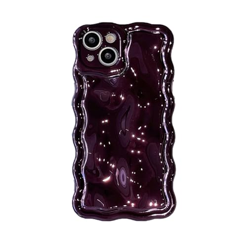 Tybiky Laser Hülle kompatibel mit iPhone 14 Pro Handyhülle Plattiert Wave Bubble Design Schutzhülle Lockige Wellenform Case Weiche TPU Silikon Kameraschutz Bumper Cover für Mädchen Frauen,Lila Tybiky Laser Hülle kompatibel mit iPhone 14 Pro Handyhülle Plattiert Wave Bubble Design Schutzhülle Lockige Wellenform Case Weiche TPU Silikon Kameraschutz Bumper Cover für Mädchen Frauen,Lila von Tybiky
