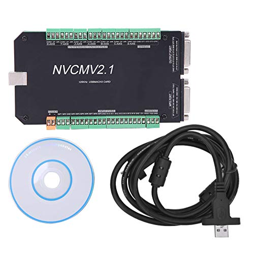 Motion Control Card, CNC Controller Board, NVCM CNC Controller mit Aluminiumlegierung, NVCM 5 CNC Controller MACH3 USB Interface Board Karte für Schrittmotor von Tyenaza