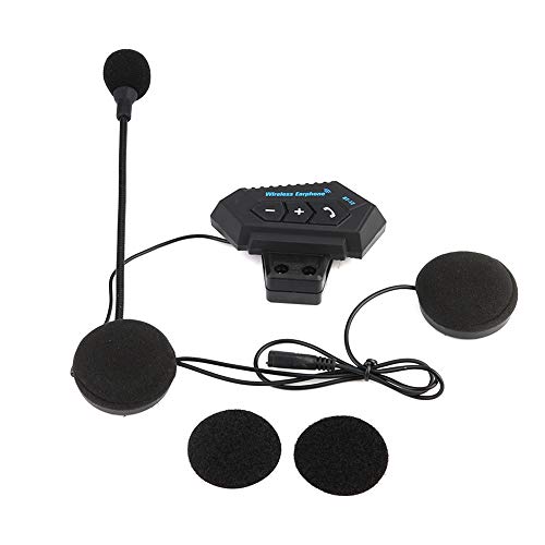 Bluetooth Headset, BT 4.1 Motorcycle Kopfhörer Helmet Headset Wireless Freisprech Telefon Mic Motorrad Intercom Headset Helm für Lautsprecher Freisprechen, Musikanrufsteuerung Bluetooth Headset, BT 4.1 Motorcycle Kopfhörer Helmet Headset Wireless Freisprech Telefon Mic Motorrad Intercom Headset Helm für Lautsprecher Freisprechen, Musikanrufsteuerung von Tyenaza