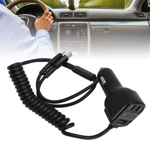 Schnellauto R -Typ C -Autostopfen Android Phone USB C Car R Zigarette Leichteradapter Schnelles Lade -C -Kabel 30W für Automobile von Tyenaza
