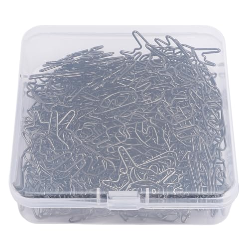 Tyenaza 100Pcs Decorative Paper Clip, Iron Wire Fancy Paperclips Cute Paper Clips for Notebooks Bookmarks Clipboards Calendar Markers von Tyenaza