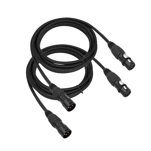 Tyenaza 2 Pack XLR -Kabel 10ft professionellem XLR -Männchen -Audio -Kabel -Weben -Schutznetz Gold -Plattiersteck für Mikrofon -Mixer -Aufzeichnungen Studio abgeschirmt und ausgeglichener Tyenaza 2 Pack XLR -Kabel 10ft professionellem XLR -Männchen -Audio -Kabel -Weben -Schutznetz Gold -Plattiersteck für Mikrofon -Mixer -Aufzeichnungen Studio abgeschirmt und ausgeglichener von Tyenaza