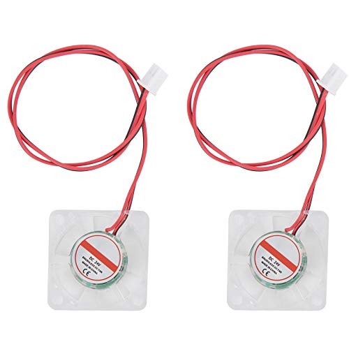 Tyenaza 2PCS 3D -Drucker -Kühllüfter für V6 Hotend transparentes kühleres Industriezubehör 3010 (24 V) von Tyenaza