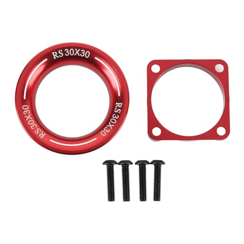 Tyenaza 30x30mm Kühllüfterabdeckung, Lufteinlasskühlkanal für 540 550 3650 Motor ESC -Kühlkörper für D3 D4 HPI 1/10 1/8 RC -Auto (Rot) von Tyenaza