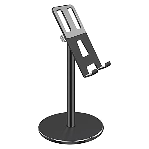 Tyenaza Handy-Ständer für Auto, universeller Handy-Halter, Stützhalterung, Ständer, höhenwinkelverstellbar, mit Basis für den Schreibtisch von Tyenaza
