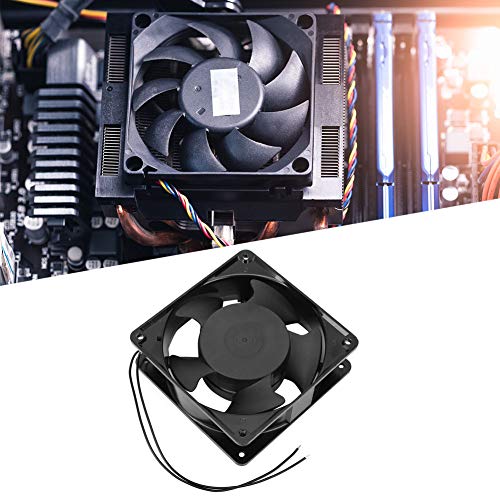 Tyenaza Kühlkörper -Lüfter, reiner Kupfer -Doppelkugellager stiller Lüfter für Grafikkarten Router HDD 3D -Drucker (120 x 120 x 38 mm) von Tyenaza