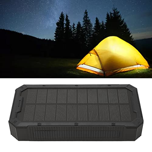 Tyenaza Solargenerator, Solar Power Bank, Solarladegerät 36800MAH Solar Power Bank tragbares Ladegerät mit 36er zum Klettern (Schwarz) von Tyenaza