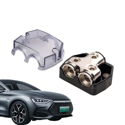 Tyinerc Auto Audio Verstärker Verteiler Verteilerblock Stromkabel Verteilerblock | Marine Energieverteilerblock mit Abdeckung - Marine Stromkreisschutz für die meisten von Tyinerc