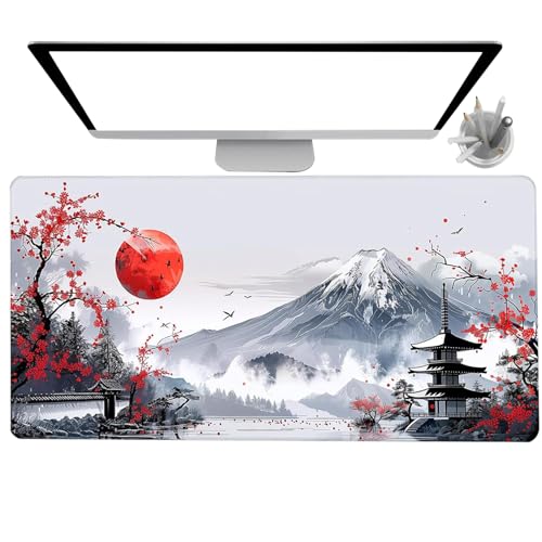 Tyinerc Großes Mauspad für Büro – Mauspad für Familienbüro, rutschfest, 40 x 90 cm, für Laptop, mit Tablett, chinesischer Stil Tyinerc Großes Mauspad für Büro – Mauspad für Familienbüro, rutschfest, 40 x 90 cm, für Laptop, mit Tablett, chinesischer Stil von Tyinerc