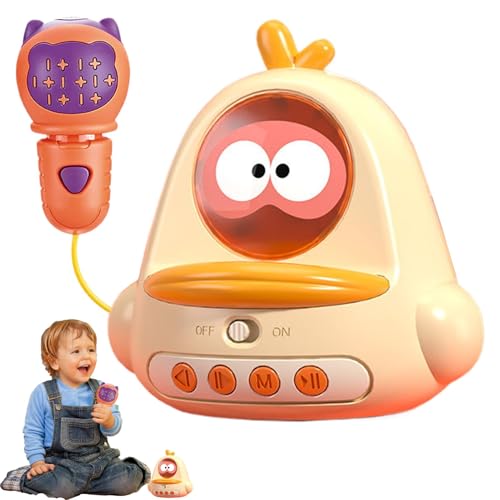 Tyinerc Karaoke-Mikrofon für Karaoke-Spielzeug, Cartoon, Baby, frühes Lernen, Mikrofon, Küken, Spielzeug, tragbar, für Kinder Tyinerc Karaoke-Mikrofon für Karaoke-Spielzeug, Cartoon, Baby, frühes Lernen, Mikrofon, Küken, Spielzeug, tragbar, für Kinder von Tyinerc