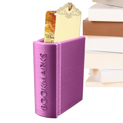 Tyinerc Markierhalter für den Schreibtisch, Buchform, multifunktional, bunte Dekoration für Büro, Zuhause und Reisen Tyinerc Markierhalter für den Schreibtisch, Buchform, multifunktional, bunte Dekoration für Büro, Zuhause und Reisen von Tyinerc
