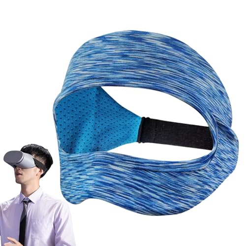 VR-Augenmaske für VR-Augen Face Cover mit elastischem Gurt, VR-Band, Anti-Transpiration Athletic VR-Augenabdeckung – Augenabdeckung auf dem Kopf montiert von Tyinerc
