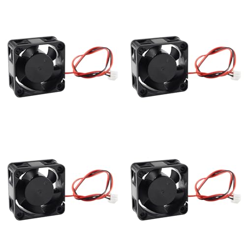 Tynmoel 4X 3D Teil des Druckers 4020 Kühlung Lüfter DC 12V Bürstenfreier Mini Kühler 40mm Lüfter 40X40X20mm Hohe Qualität von Tynmoel