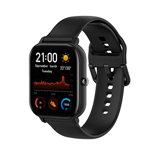 Tyogeephy Armband Kompatibel mit Amazfit GTS 4 Mini/GTS 3/GTS 2e/BIP U/bip 1S, Silikon Armband Ersatz Bracelet Sport kompatibel mit Amazfit GTS 4 Mini Armband von Tyogeephy