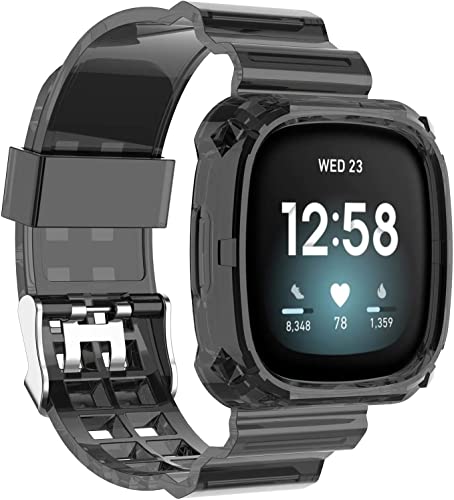 Tyogeephy Armband Kompatibel mit Fitbit Versa 3/Fitbit Sense Bande, Weich Ersatz Armband für Fitbit Sense/Versa 3 Bands, Flexibel Wasserdicht Sport Armband für Damen Herren von Tyogeephy