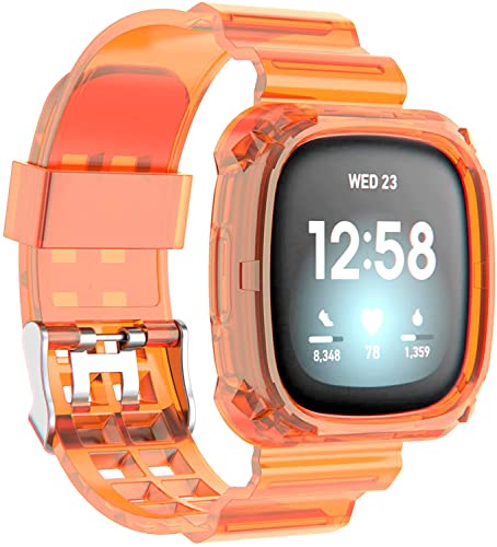 Tyogeephy Armband Kompatibel mit Fitbit Versa 3/Fitbit Sense bande, Weich Ersatz Armband für Fitbit Sense/Versa 3 Bands, Flexibel Wasserdicht Sport Armband für Damen Herren Tyogeephy Armband Kompatibel mit Fitbit Versa 3/Fitbit Sense bande, Weich Ersatz Armband für Fitbit Sense/Versa 3 Bands, Flexibel Wasserdicht Sport Armband für Damen Herren von Tyogeephy
