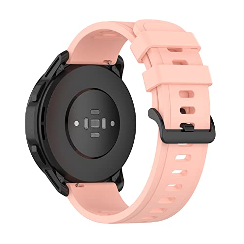 Tyogeephy Armband Kompatibel mit Xiaomi Mi Watch S1/Watch S1 Active/MI Watch Color 2/MI Watch Sport/MI Watch Color/Haylou RT2 LS10/YAMAY SW022, 22mm Silikon Armband Accessoire von Tyogeephy