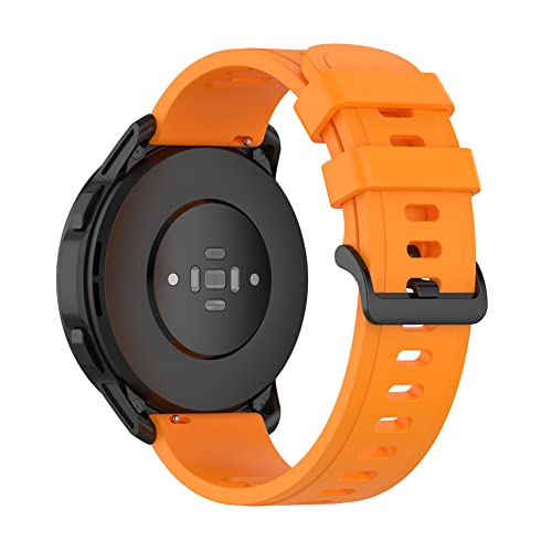 Tyogeephy Armband Kompatibel mit Xiaomi Mi Watch S1/Watch S1 Active/MI Watch Color 2/MI Watch Sport/MI Watch Color/Haylou RT2 LS10/YAMAY SW022, 22mm Silikon Armband Accessoire von Tyogeephy