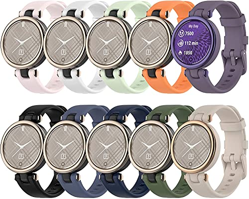 Tyogeephy Armband für Garmin Lilie, Weich Silikon Ersatz Uhrenarmbandband für Garmin GPS Lily Smartwatch (No Tracker) von Tyogeephy