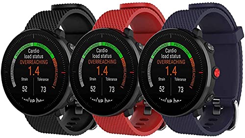 Tyogeephy Armband für Polar Vantage M, Weich Silikon Ersatz Uhrenarmband für Polar Grit X/Vantage M Smartwatch (No Tracker, Replacement Bands Only) von Tyogeephy