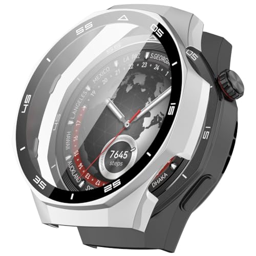 Tyogeephy Hülle für Huawei Watch GT5 pro 46mm, Weiche Ultradünne TPU Silikonhülle Vollständige Abdeckung Schutzhülle, Cover Case für Watch GT5 pro 46mm Tyogeephy Hülle für Huawei Watch GT5 pro 46mm, Weiche Ultradünne TPU Silikonhülle Vollständige Abdeckung Schutzhülle, Cover Case für Watch GT5 pro 46mm von Tyogeephy