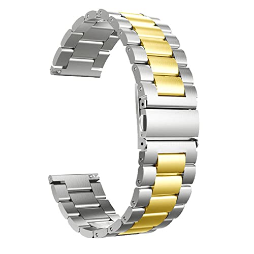 Tyogeephy Kompatibel mit Armband Rostfreier Stahl Metall Ersatz Bracelet Armband für Damen Herren Oppo Watch 41mm & 46mm Watch Tyogeephy Kompatibel mit Armband Rostfreier Stahl Metall Ersatz Bracelet Armband für Damen Herren Oppo Watch 41mm & 46mm Watch von Tyogeephy