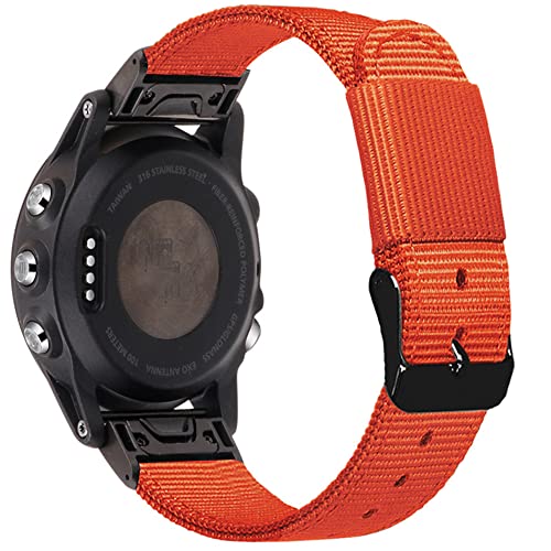 Tyogeephy Kompatibel mit Fenix 7S/6S/5S Plus Armband,20mm Woven Nylon Watch Band for Garmin Fenix 7S/6S/6S Pro/5S/5S Plus/Instinct 2S Smartwatches von Tyogeephy