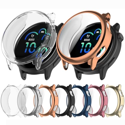 Tyogeephy Kompatibel mit Garmin Vivoactive 6 Displayschutz Hülle,Flexibel TPU Hülle,Kratzer Verhindern Schutz,Smartwatch Protector Cover Case Damen/Herren Tyogeephy Kompatibel mit Garmin Vivoactive 6 Displayschutz Hülle,Flexibel TPU Hülle,Kratzer Verhindern Schutz,Smartwatch Protector Cover Case Damen/Herren von Tyogeephy