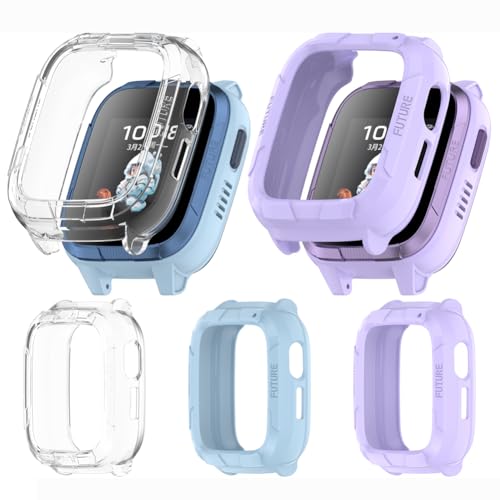 Tyogeephy Kompatibel mit Honor Whizkid 2i (ESA-WB00) Displayschutz Hülle,Flexibel TPU Hülle,Kratzer Verhindern Schutz,Smartwatch Protector Cover Case Damen/Herren von Tyogeephy