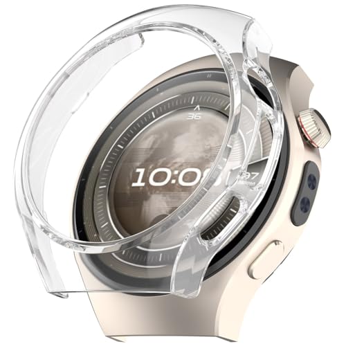 Tyogeephy Kompatibel mit Huawei Watch 5 42mm Hülle, Weiche Ultradünne PC Hülle Vollständige Abdeckung Schutzhülle, Cover Case für Watch 5 42mm von Tyogeephy