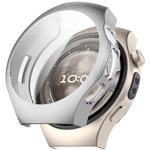 Tyogeephy Kompatibel mit Huawei Watch 5 46mm Displayschutz Hülle,Flexibel TPU Hülle,Kratzer Verhindern Schutz,Smartwatch Protector Cover Case Damen/Herren von Tyogeephy