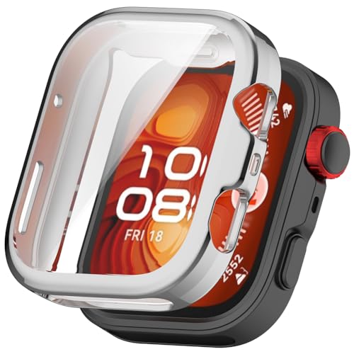 Tyogeephy Kompatibel mit Huawei Watch Fit 4 Displayschutz Hülle,Flexibel TPU für Fit 4 Hülle,Kratzer Verhindern Schutz,Smartwatch Protector Cover Case Damen/Herren von Tyogeephy