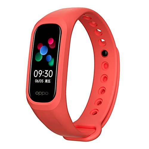 Tyogeephy Kompatibel mit Oppo Band Armband Frauen Mann Ersatz Silikon Armbänder Watch Accessoires für Oppo Smart Band von Tyogeephy