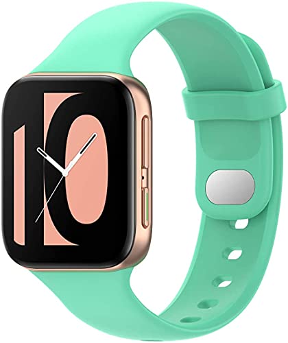 Tyogeephy Kompatibel mit Oppo Watch 46mm Armband Damen/Herren Ersatz Silikon Armbänder Farbe Watch Accessoires mit Metallknopf für Oppo Watch Tyogeephy Kompatibel mit Oppo Watch 46mm Armband Damen/Herren Ersatz Silikon Armbänder Farbe Watch Accessoires mit Metallknopf für Oppo Watch von Tyogeephy