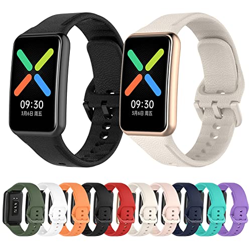 Tyogeephy Kompatibel mit Oppo Watch Free Uhrenarmband, Silikon Armband Uhrenarmband Accessoires für Oppo Watch Free von Tyogeephy