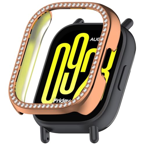 Tyogeephy Kompatibel mit Redmi Watch 5 Lite Kristall Hülle, Weiche Ultradünne PC Hülle Vollständige Abdeckung Schutzhülle von Tyogeephy