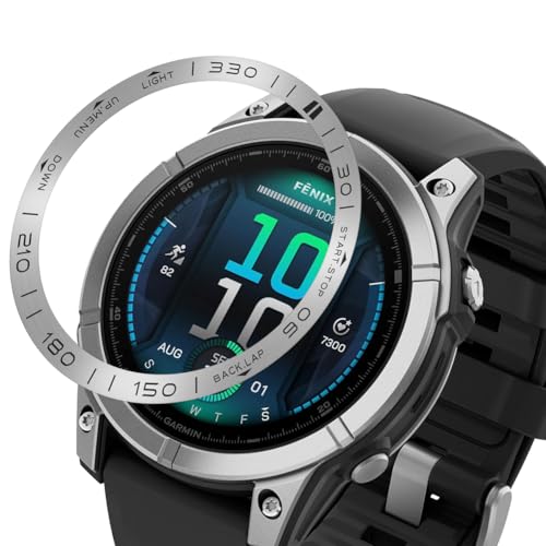 Tyogeephy Lünetten Styling Kompatibel mit Garmin Fenix 8 47MM Lünettenring Selbstklebende Abdeckung Kratzschutz Edelstahl Metalllünette Schleife Zifferblatt Kreis Schutzhülle für Fenix 8 47MM Tyogeephy Lünetten Styling Kompatibel mit Garmin Fenix 8 47MM Lünettenring Selbstklebende Abdeckung Kratzschutz Edelstahl Metalllünette Schleife Zifferblatt Kreis Schutzhülle für Fenix 8 47MM von Tyogeephy