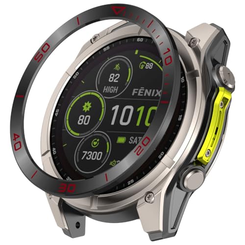 Tyogeephy Lünetten Styling Kompatibel mit Garmin Fenix 8 51mm SOLAR Lünettenring Selbstklebende Abdeckung Kratzschutz Edelstahl Metalllünette Schleife Zifferblatt Kreis Schutzhülle Tyogeephy Lünetten Styling Kompatibel mit Garmin Fenix 8 51mm SOLAR Lünettenring Selbstklebende Abdeckung Kratzschutz Edelstahl Metalllünette Schleife Zifferblatt Kreis Schutzhülle von Tyogeephy
